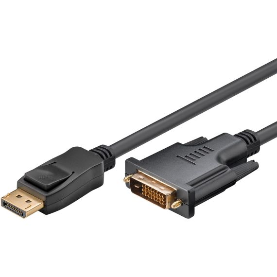 Cavo adattatore DisplayPort/DVI-D dorato WE51962 Goobay