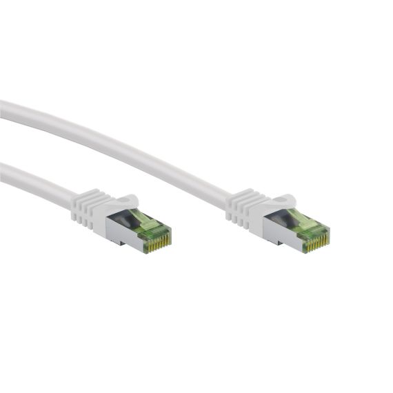 Cavo patch RJ45 con cavo grezzo CAT 8.1 S/FTP, AWG 26, bianco WE61109 Goobay