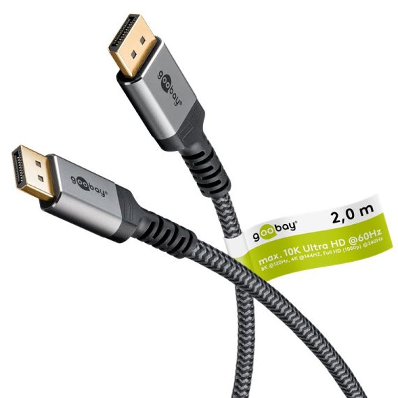 Cavo DisplayPort 2.1, 80 Gbit/s WE75685 Goobay