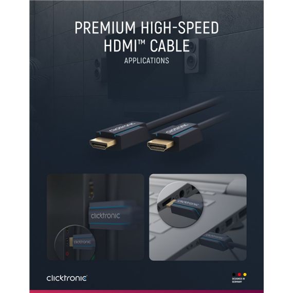 Premium Cavo HDMI ad altissima velocità WE70304 Clicktronic