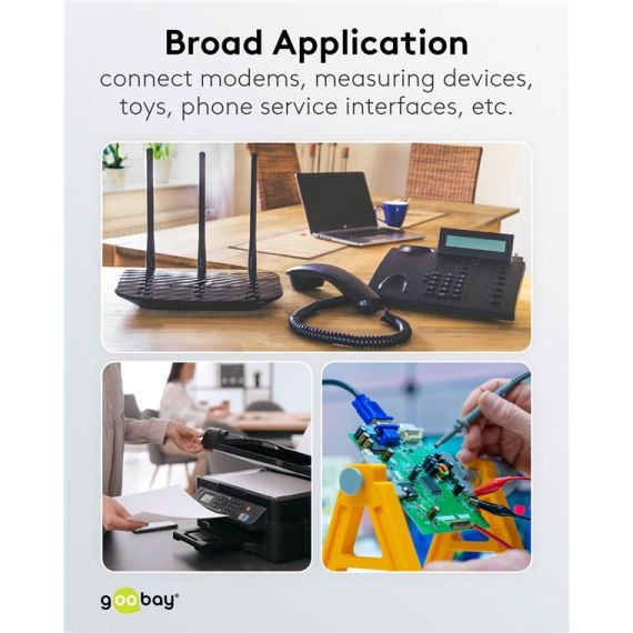 Adattatore da USB a porta seriale, trasparente WE68875 Goobay