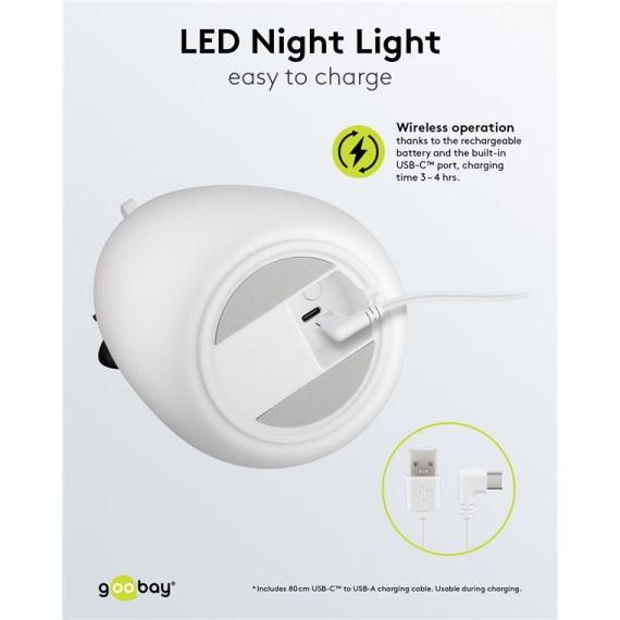 Luce notturna a LED "Orso polare" WE61647 Goobay