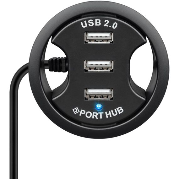 Hub USB da incasso a 3 porte WE93893 Goobay