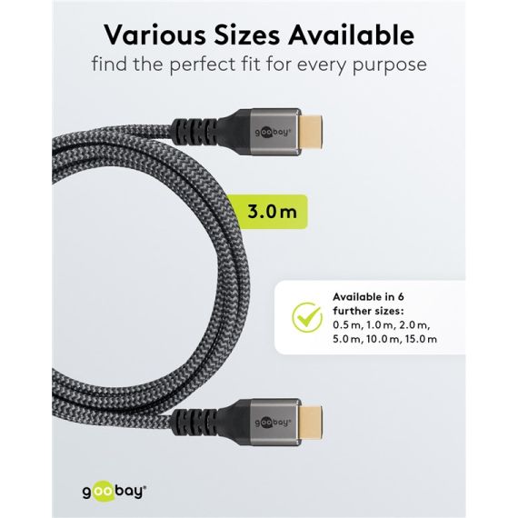 Cavo HDMI ad alta velocità con Ethernet WE64995 Goobay