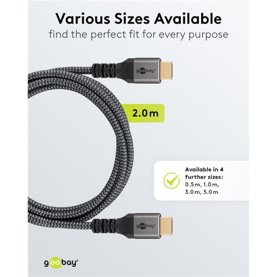 Cavo HDMI ad altissima velocità WE65261 Goobay