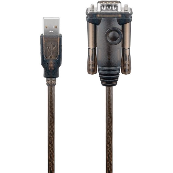 Adattatore da USB a porta seriale, trasparente WE95435 Goobay