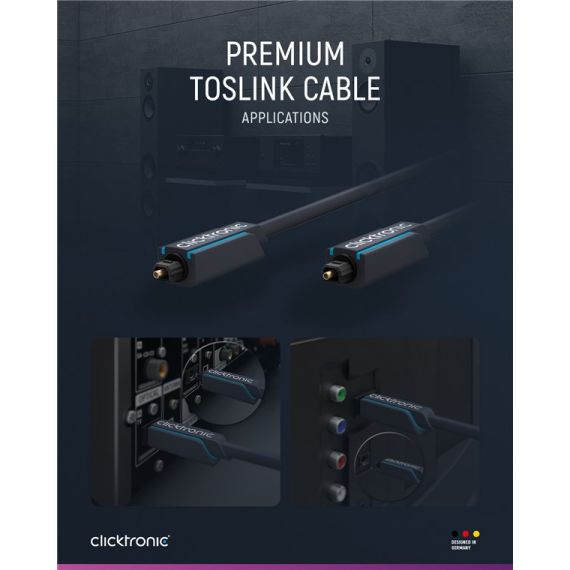 Cavo Toslink WE70368 Clicktronic