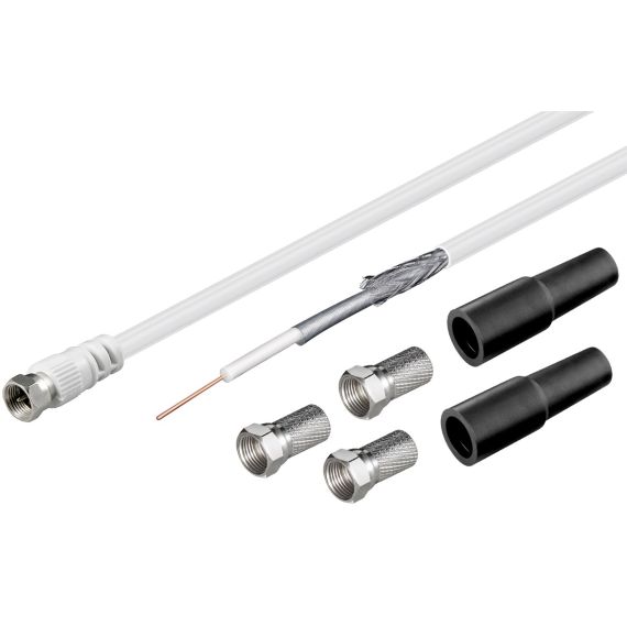 100 dB set di cavi coassiali per antenna WE51626 Goobay