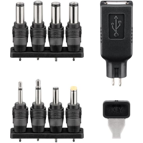 Alimentatore universale (3 V - 12 V max. 18 W / 1,5 A) WE53997 Goobay