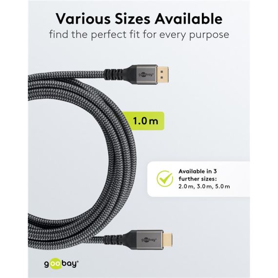 Cavo da DisplayPort a HDMI WE65268 Goobay