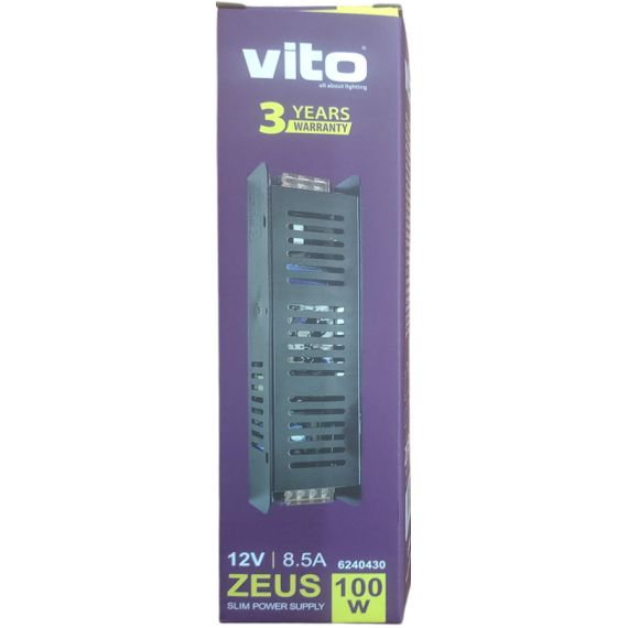 Trasformatore slim 12VDC 8.3A 100W Vito EL3224 Vito