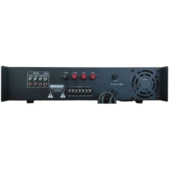 Amplificatore audio USB/Bluetooth/FM 6 canali 70V/100V/16 Ohm 120W SP313 Winford