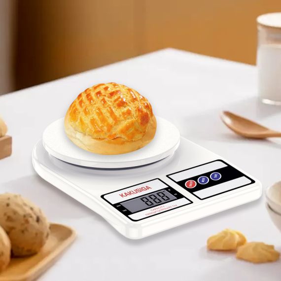 Bilancia elettronica da cucina bianco 1g-10kg KSC-1577 F4270 Kakusiga