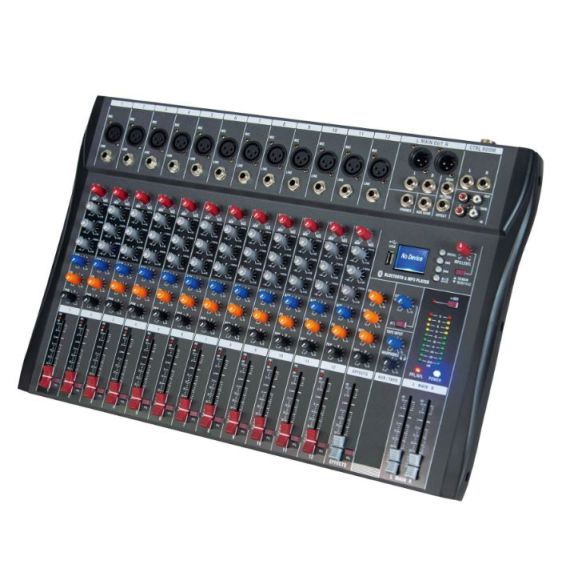 Mixer professionale 12 canali effetti DSP con Bluetooth/USB E6100 