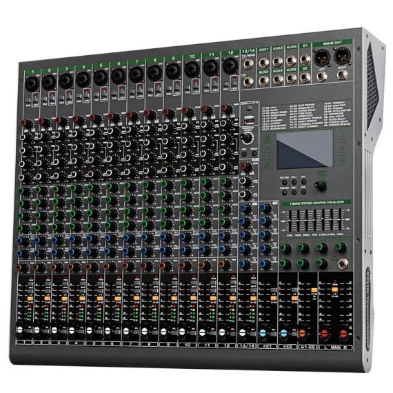 Mixer professionale 14 canali 99 effetti DSP con Bluetooth/USB E9130 
