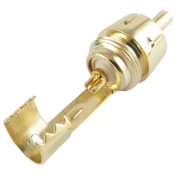 Connettore RCA maschio contatti placcati oro B9056 