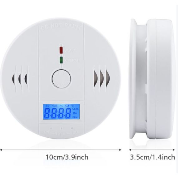 Rilevatore con allarme di monossido di carbonio a batterie WB828 