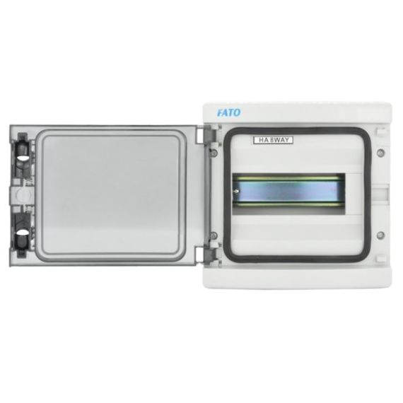 Centralino da Parete 8 moduli con porta trasparente EL160 FATO