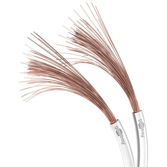 Cavo per altoparlante 100m 2x0.75mm bobina F1634 Goobay