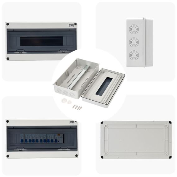 Centralino da Parete 18 moduli con porta trasparente - piccolo EL192 FATO