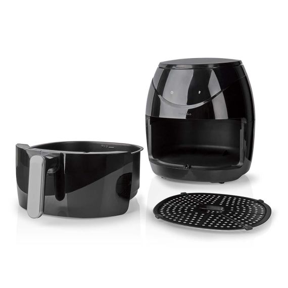 Friggitrice digitale ad aria calda 1800W 6.5l 12 programmi preimpostati timer 60min ND9648 Nedis