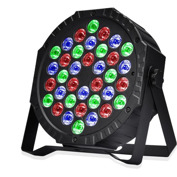 Mini Faro strobo RGB a 36 LED 36W programmabile L404 