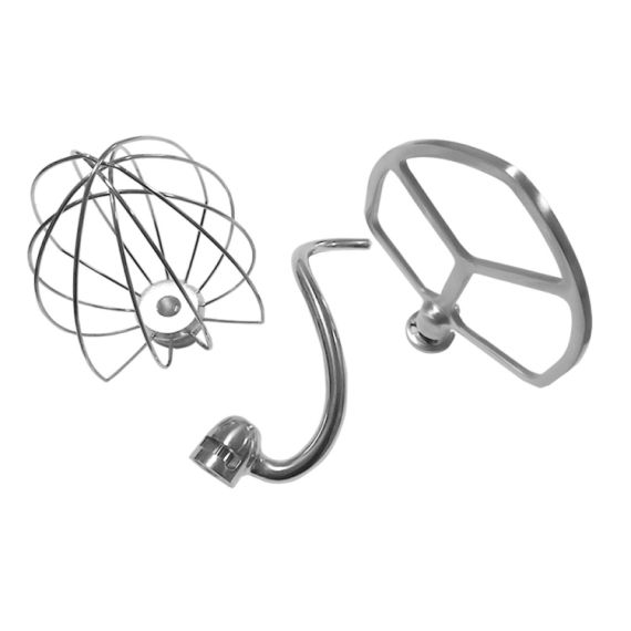 Gancio impastatore in acciaio inox per KitchenAid 5QT e 6QT K612 