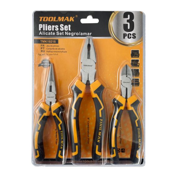 Set di pinze 3 pezzi TL9805 Toolmak