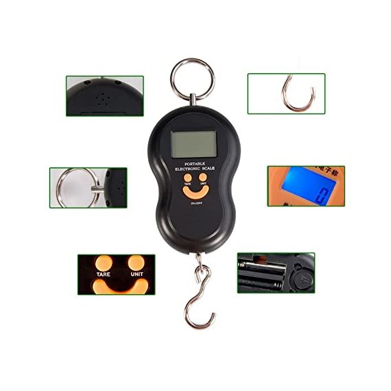 Bilancia digitale portatile per valigie con display LCD 50kg - vari colori WB2590 