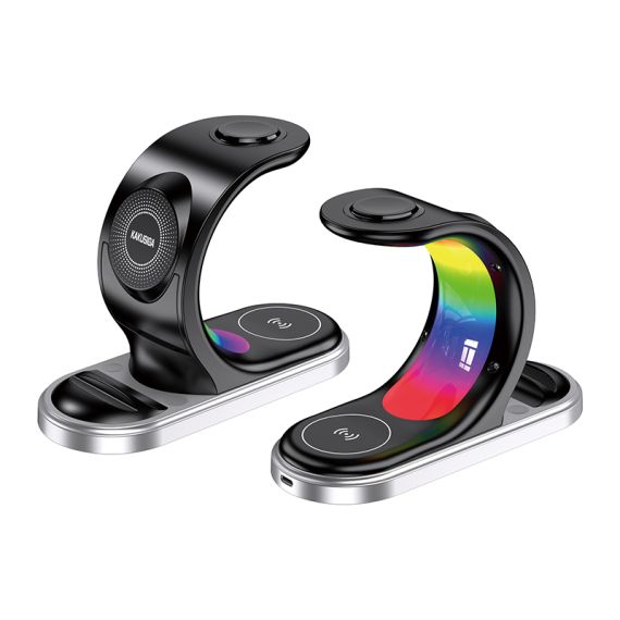 Stazione di Ricarica Wireless Rapida 3 in 1 con Supporto 15W F4695 Kakusiga
