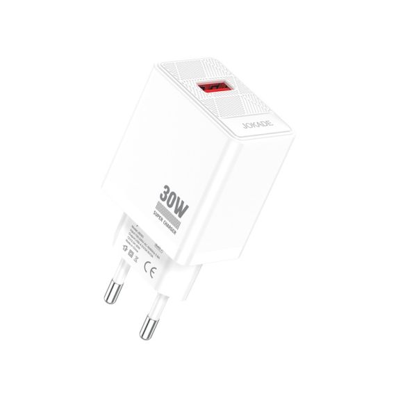Caricatore USB-A 30W ricarica rapida bianco JB093 F4735 Jokade