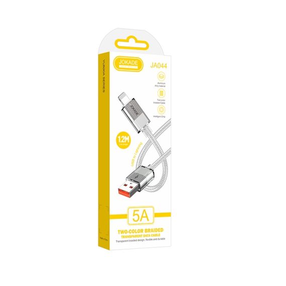 Cavo per alimentazione e sincronizzazione USB - Lightning 1,2 m Grigio 5A JA044 F4710 Jokade