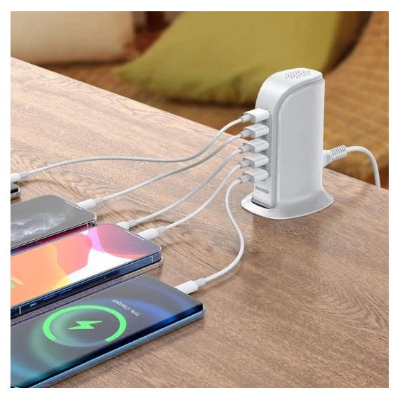 Caricabatterie USB da tavolo 5 porte 2.4A KSC-741 F4640 Kakusiga