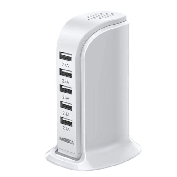 Caricabatterie USB da tavolo 5 porte 2.4A KSC-741 F4640 Kakusiga