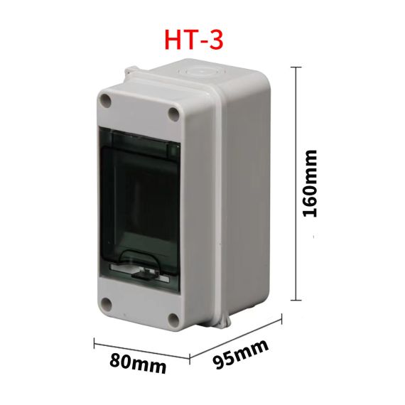 Centralino da parete 3 moduli con porta trasparente - piccolo EL1268 