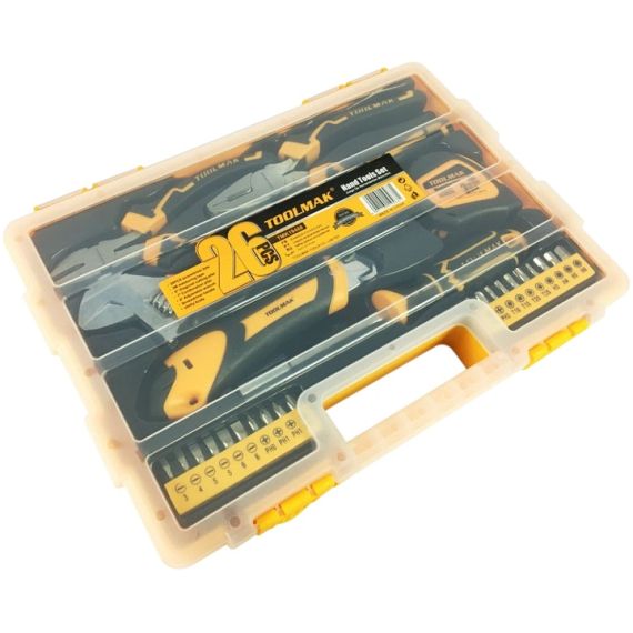 Set utensili manuali 26 pezzi con valigetta TL7850 Toolmak