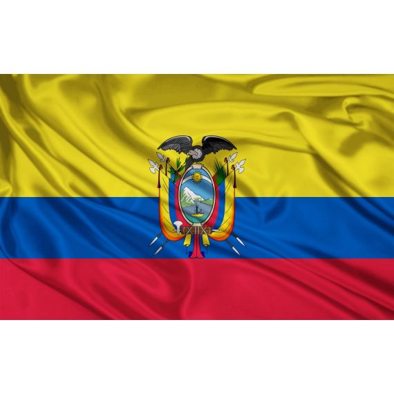 Bandiera di Stato e Militare Ecuador 200x400 cm FLAG075 