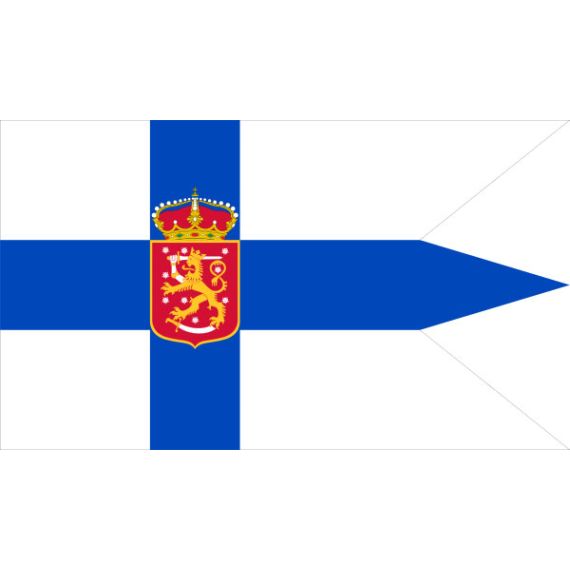 Bandiera di Stato e Militare Finlandia a 3 punte 200x346 cm FLAG020 