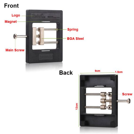 Kit utensili + piattaforma di lavoro per riparazione smartphone U973 