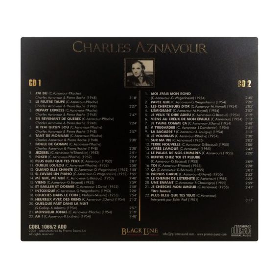 Cofanetto 2 CD - Charles Aznavour 10408 