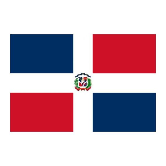 Bandiera Nazionale Repubblica Dominicana 200x400cm FLAG100 