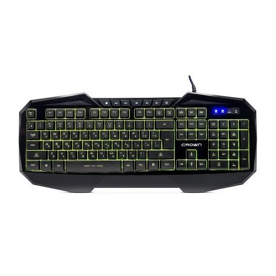 Tastiera Gaming multimediale con 7 retroilluminazioni LED CMKG-401 Crown Micro