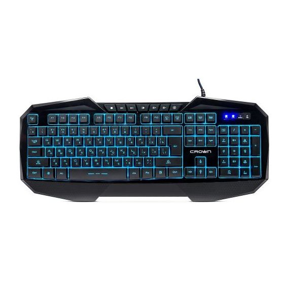 Tastiera Gaming multimediale con 7 retroilluminazioni LED CMKG-401 Crown Micro