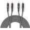 Cavo audio stereo 2x maschio RCA placcato nickel 5m Nedis ND1468 Nedis