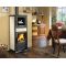 La Nordica STUFA A LEGNA ROSSELLA PLUS FORNO EVO Col. Liberty Panna FV49548 La Nordica Extraflame