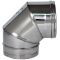 GOMITO A 90° INOX AISI 316 PER STUFA Ø cm.   8 FV28898 