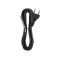 Power cord PVC 2x0,75mm 3m black EMOS S19273 TI8740016 EMOS