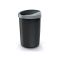 Trash bin COMPACTA R FLAP black with light gray lid 40l TI6442354 PROSPERPLAST