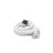 Bicycle lock WHEEL ZONE 57077WH white TI6433374 WHEELZONE