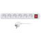 Extension cable 6 sockets 1.5m SOLIGHT PP70 with switch TI8750188 SOLIGHT